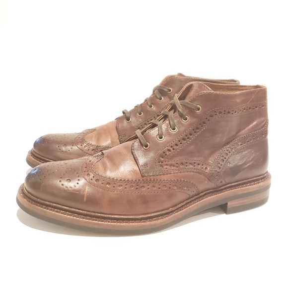 frye graham brogue chukka